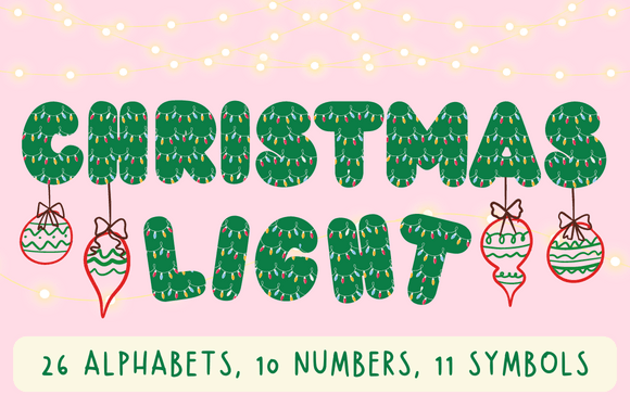 Christmas Light Alphabet Letter Review