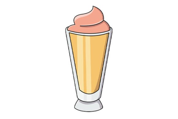 Christmas Milkshake Vector Illustration for Branding and Marketing