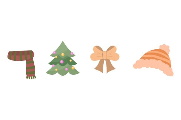 Christmas Season Illustration for Branding and Design Projects