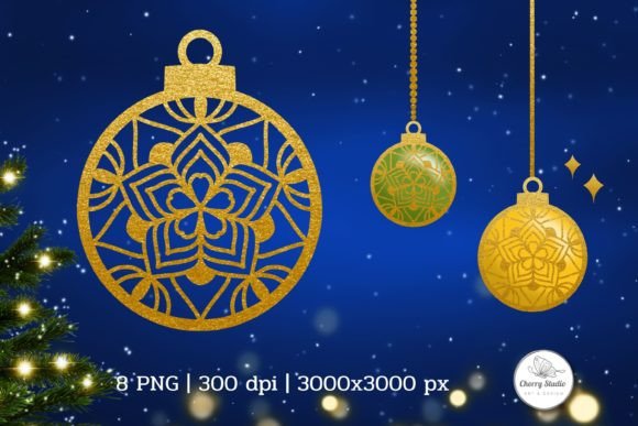 Gold Christmas Ornament V01 Review